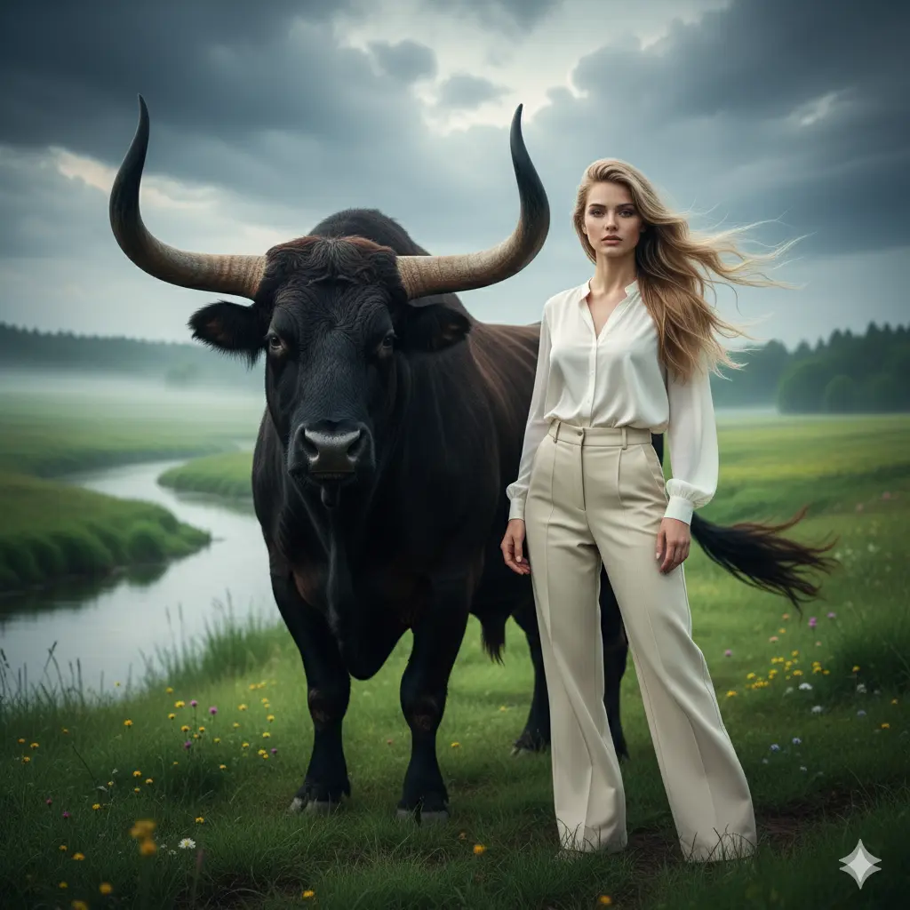 Woman in Wind - AI prompt in category Fantasy