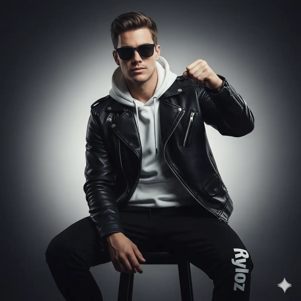 Monochrome Power - AI prompt in category Cinematic Portrait